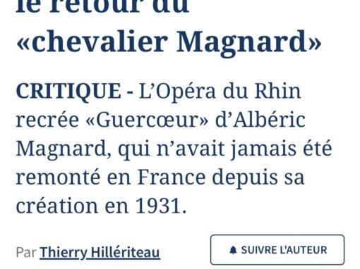 Le Figaro, (Thierry Hillériteau) 28/04/2024