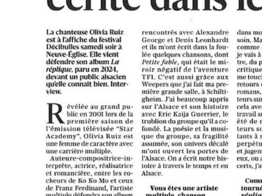 Dernières Nouvelles d’Alsace 11 juillet 2025 (Michel KOEBEL)